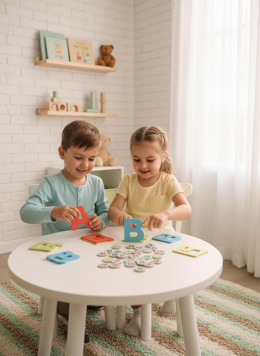 Çocuklar İngilizce öğreniyor